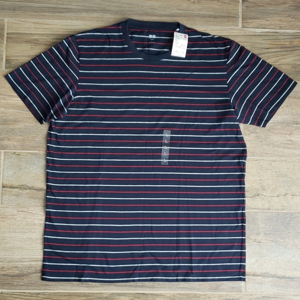 Uniqlo Striped Tee Shirt Short Sleeve